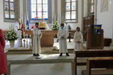 Feier der 1. Heiligen Kommunion in Sankt Crescentius (Foto: Karl-Franz Thiede)